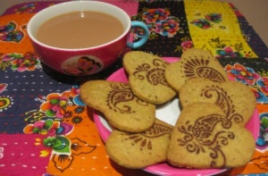Indian Rose biscuits